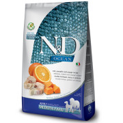 Farmina N&D Ocean корм сухой беззерновой для собак средних и крупных пород с треской, тыквой и апельсином