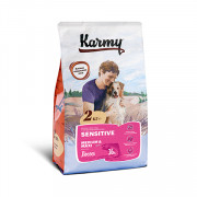 Karmy Sensitive Medium&Maxi, сухой корм для собак средних и крупных пород с чувствительным пищеварением лосось