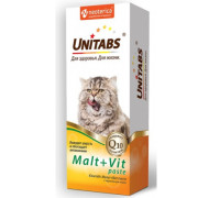 Unitabs Malt+Vit паста с таурином для кошек