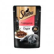 Sheba корм консервированный для кошек говядина ломтики в соусе