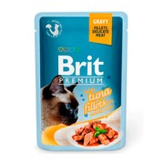 Brit Премиум пауч для кошек GRAVY Tuna fillet кусочки филе тунца в соусе
