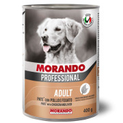 Morando Professional Adult корм консервированный для собак, паштет с курицей и печенью