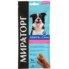 Winner Мираторг Dental Care лакомство жевательное для собак средних пород, c говядиной