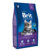 Brit Premium Cat Senior для пожилых кошек с курицей и печенью
