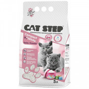 Наполнитель Cat Step для котят комкующийся минеральный Compact White Baby Powder 5л