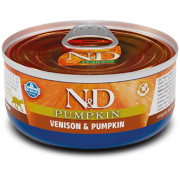 Farmina N&D PUMPKIN консервы беззерновые для кошек, оленина, тыква