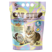 Cat Step Tofu Tutti Frutti растительный комкующийся наполнитель для кошачьего туалета