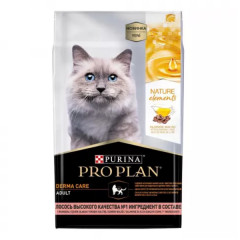 Pro Plan Nature Elements корм сухой для кошек для здоровья кожи и шерсти, с высоким содержанием лосося