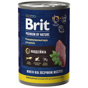 Brit Premium By Nature корм консервированный для щенков, с индейкой