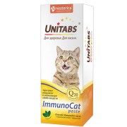 Unitabs ImmunoCat Паста с таурином витаминно-минеральный комплекс для кошек от 1 года до 8 лет для иммунитета