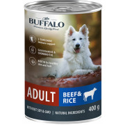 Mr.Buffalo ADULT консервы для собак, говядина и рис