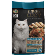 LEO&LUCY Holistic сухой полнорационный корм для стерилизованных кошек с ягненком, уткой и биодобавками