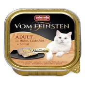 Animonda Vom Feinsten Adult меню консервы для взрослых кошек курица, лосось и шпинат