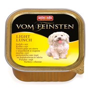 Animonda Vom Feinsten Light Lunch консервы для собак облегченное меню с индейкой и сыром