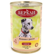 Berkly-Dog консервы для собак ягненок с рисом