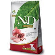 Farmina N&D CHICKEN & POMEGRANATE PUPPY MINI беззерновой сухой корм для щенков, беременных и кормящих сук мелких пород