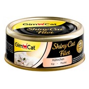 GimCat консервы ShinyCat Filet для кошек цыпленок