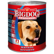 ЗООГУРМАН BIG DOG консервы для собак мясное ассорти, 850гр