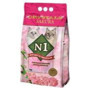Crystals Sakura Силикагелевый с ароматом сакуры наполнитель для кошачьего туалета