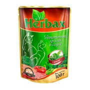 Herbax пауч для кошек аппетитный кролик в соусе с травами