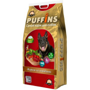 Puffins корм сухой для взрослых собак жаркое из говядины