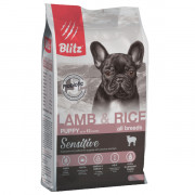 BLitz Sensitive Lamb & Rice Puppy All Breeds корм сухой для щенков всех пород с ягнёнком и рисом