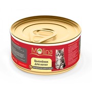 Molina консервы для котят цыпленок в желе