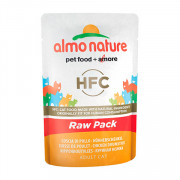 ALMO NATURE CLASSIC Raw Pack консервы для кошек 75% куриная ножка
