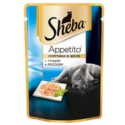 Консервы Sheba Appetito тунец лосось желе