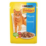 Консервы Friskies пауч для кошек лосось с подливкой
