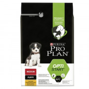 Pro Plan OptiStart Medium Puppy с курицей Корм сухой для щенков средних пород