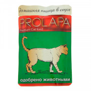 Prolapa Premium корм консервированный для взрослых кошек домашняя птица в соусе