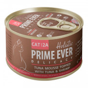 Prime Ever 2A Delicacy корм консервированный для кошек мусс тунец с креветками