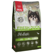 Blitz Holistic Fresh Duck Adult Dog Small Breeds (Monoprotein) монопротеиновый сухой корм для взрослых собак мелких пород, свежая утка