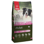 Blitz Holistic Fresh Lamb Adult Dog Medium & Large breeds (Monoprotein) монопротеиновый сухой корм для взрослых собак средних и крупных пород, свежий ягненок