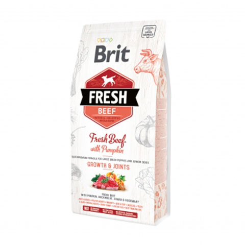Brit Fresh Puppy Large Beef with Pumpkin для щенков крупных пород товядина и тыква