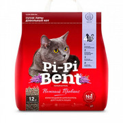 Pi-Pi-Bent Нежный прованс комкующийся наполнитель для кошачьего туалета