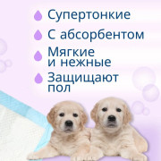 Zoo Няня Гелевые пеленки тонкие 60х90