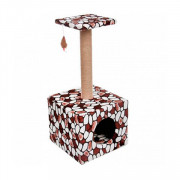 PERSEILINE когтеточка столбик куб с площадкой