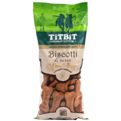 TiTBiT Biscotti лакомство для собак печенье с рубцом говяжьим, для поощрения, для дрессуры