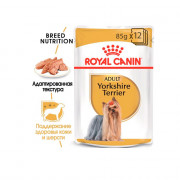 Royal Canin Yorkshire Terrier Adult влажный корм для собак породы Йоркширский терьер (паштет), пауч