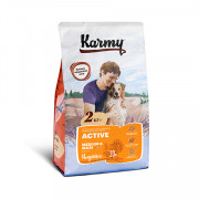 Karmy Active Medium&Maxi, сухой корм для активных собак средних и крупных пород, индейка