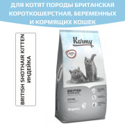 Karmy British Kitten сухой корм для котят породы британская короткошерстная, беременных и кормящих кошек