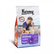 Karmy Starter All Breeds сухуой корм для щенков, беременных и кормящих сук индейка