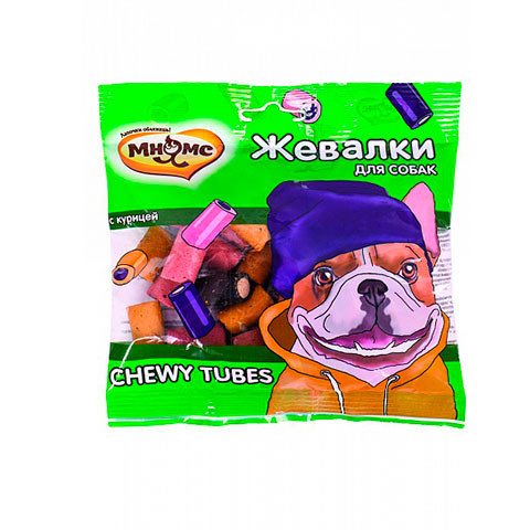 Мнямс лакомство жевалки Chewy Tubes с курицей