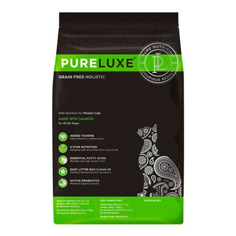 Pureluxe корм для кошек персидских с лососем