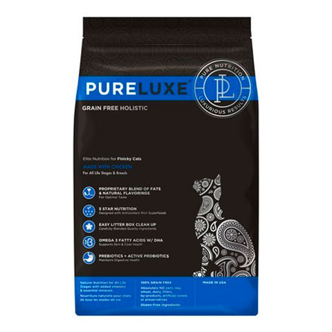 Pureluxe корм для кошек привередливых с курицей