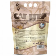 Cat Step Tofu Original комкующийся растительный наполнитель для кошачьего туалета