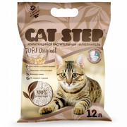 Cat Step Tofu Original комкующийся растительный наполнитель для кошачьего туалета