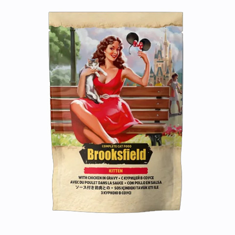 BROOKSFIELD Kitten Chicken пауч для котят цыплёнок в соусе
